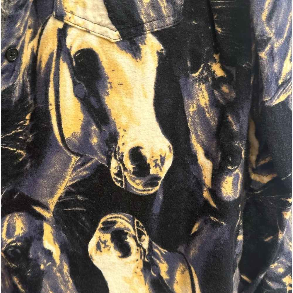Urban Outfitters Button Down Horse Blouse - Picture 2 of 7